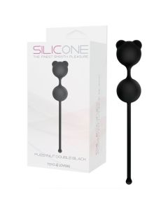 Bolas Vaginais Pussynut Double Pretas Conjunto