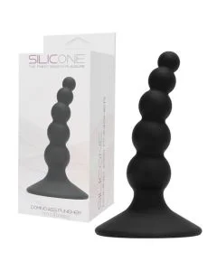 Plug Anal Domino Ass Punisher Preto Conjunto