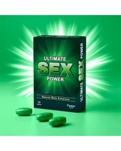 Potenciador Ultimate Sex® Power Verde Homem (10 Un)