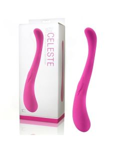 Vibrador Recarregável Celeste Rosa Conjunto