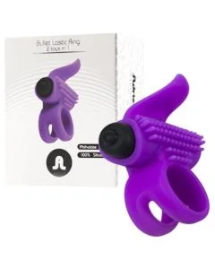 Anel Vibratório Bullet Lastic Ring Adrien Lastic Roxo