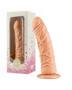 Dildo Realístico Alive Fred Branco Conjunto