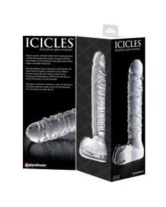 Dildo Vidro Icicles Nº63 Caixa