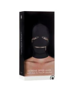 Máscara Extreme Zipper Mask Eye And Mouth Ouch! Preta Caixa