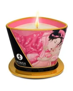 Vela de Massagem Shunga Aphrodisia Pétalas de Rosa (170 ml)