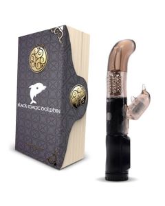 Vibrador Magic Tales Black Magic Dolphin Conjunto