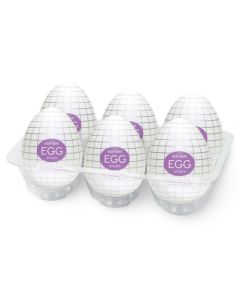 Kit Ovos Masturbadores Tenga Egg Spider (6 Un) Caixa