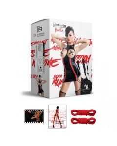 Vestido Yuriko Shibari Pack Demoniq Preto Conjunto
