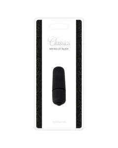 Mini Bala Vibratória Bullet Preta Caixa