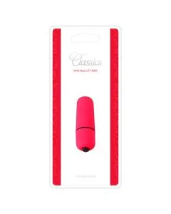 Mini Bala Vibratória Bullet Vermelha Caixa