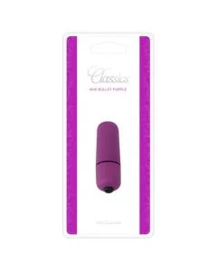 Mini Bala Vibratória Bullet Roxa Caixa