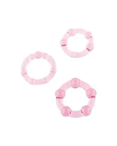 Anéis Stay Hard Rosa