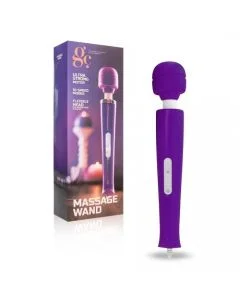 Massajador Gc Massage Wand Roxo Conjunto