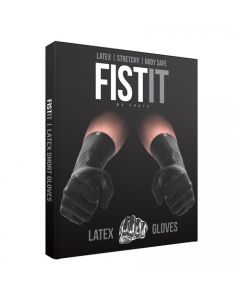Luvas de Látex Fist It Pretas Caixa