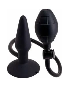 Plug Anal Insuflável Inflatable Butt Plug Silicone Pleasure Pequeno