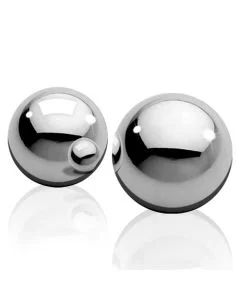 Bolas Vaginais Ben Wa Balls Heavy Weight Ouch! Prateadas