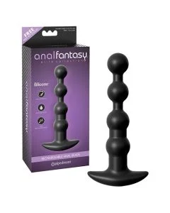 Bolas Anais Vibratórias Recarregávei Beginners Rechargeable Anal Beads Anal Fantasy Elite Collection Conjunto