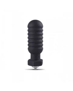 Plug Anal Vibratório Bomb Dark Side Preto Plug Anal Vibratório Bomb Dark Side Preto 