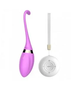 Ovo Vibratório Recarregável Cora Leten Lilás