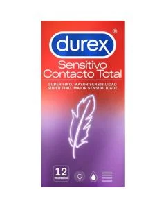 Preservativos Durex® Sensitivo Contacto Total (12 Un)