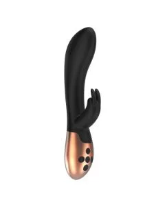 Vibrador C/ Aquecimento Recarregável Opulent Elgance Preto 1