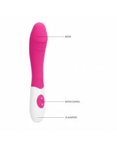 Vibrador em Silicone Ribbed Gc Rosa 1