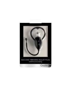 Plug de Uretra C/ Vibração Silicone Vibrating Bullet Plug Ouch! Caixa