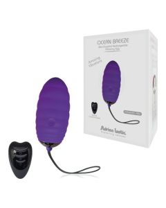 Ovo Vibratório Recarregável Ocean Breeze Adrien Lastic C/ Comando Roxo Conjunto