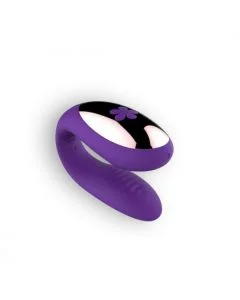 Vibrador Para Casal Recarregável C/ Comando Roxo Toyz4Lovers 1