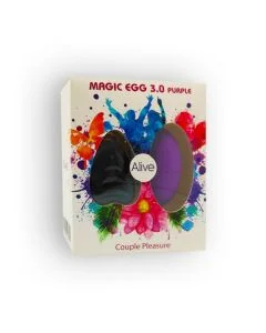 Ovo Vibratório Magic Egg 3.0 Alive C/ Mini Comando Remoto Roxo