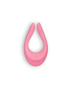Vibrador Recarregável Partner Multifun 2 C/ Carregador Usb Rosa 