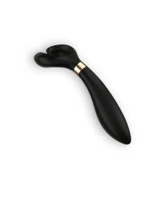 Vibrador Recarregável Partner Multifun 3 C/ Carregador Usb Preto