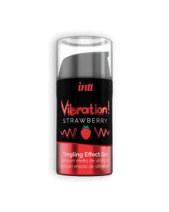 Vibrador Liquido Estimulante Unisexo Comestível Intt Vibration! Morango (15 ml)