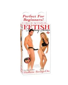 Strap On Fetish Fantasy Oco Preto Iniciantes 15 cm