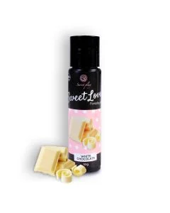 Gel Lubrificante à Base de Água Chocolate Branco Sweet Love Secret Play (60 ml)