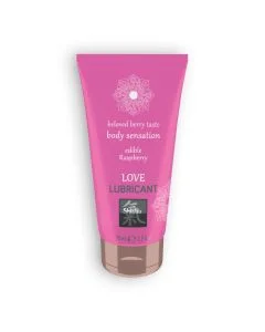 Lubrificante Comestível Shiatsu Beloved Berry Taste Body Sensation Framboesa (75 ml)