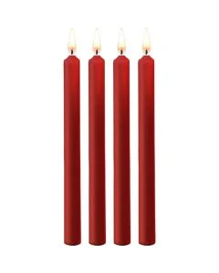 Velas Ouch! Teasing Wax Candles Grandes Vermelhas (4 Un)