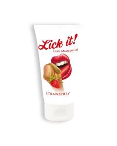 Óleo de Massagem Lick It Morango (50ml)