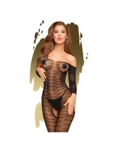 Catsuit Dreamy Diva Penthouse Preto Frente
