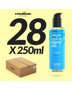 Pack de Lubrificantes à Base de Água Crushious (5 X 250 ml) + 1 Grátis