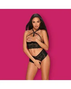 Conjunto Nettsy Obsessive Preto Frente