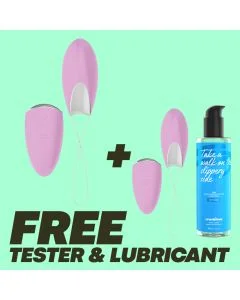 Pack Exclusivo Ovo Recarregável Ovo R1 Rosa C/ Oferta de Tester e Lubrificante Crushious (250 ml)