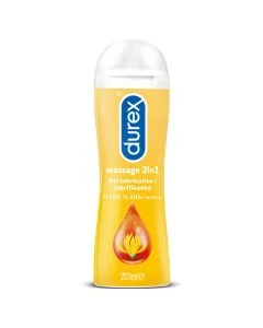Gel Lubrificante e Massagem Durex® 2 em 1 Ylang Ylang (200 ml)