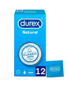 Preservativos Durex® Natural Plus (12 Un)