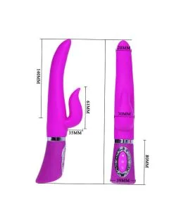 Vibrador Smart Pretty Love Phil Lilás Dimensões