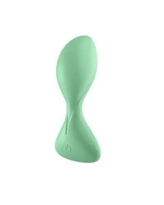 Vibrador Recarregável Anal Trendsetter C/ APP Satisfyer Verde 1