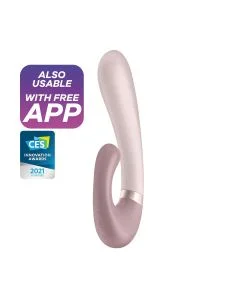 Vibrador Recarregável Satisfyer Heat Wave C/ APP Rosa