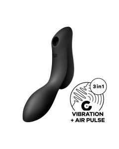 Vibrador Recarregável Satisfyer Curvy Trinity 2 Preto