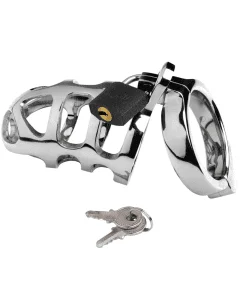 Jaula de Castidade Metal Hard Cock Ring Retain Cage