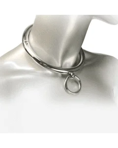 Colar Metal Hard Steel Slave Collars 18cm 1